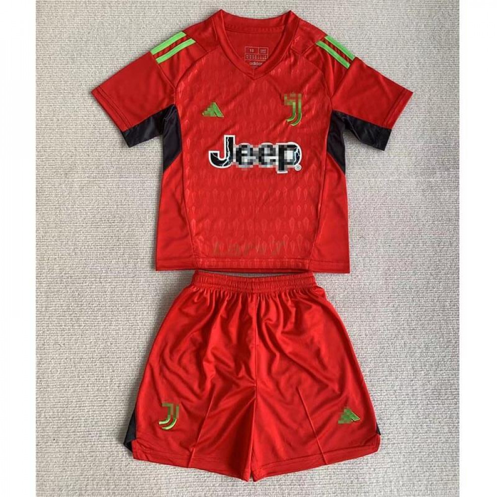 Camiseta De Portero Juventus 2023/2024 Niño Kit Rojo