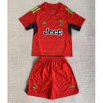 Camiseta De Portero Juventus 2023/2024 Niño Kit Rojo