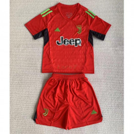 Camiseta De Portero Juventus 2023/2024 Niño Kit Rojo