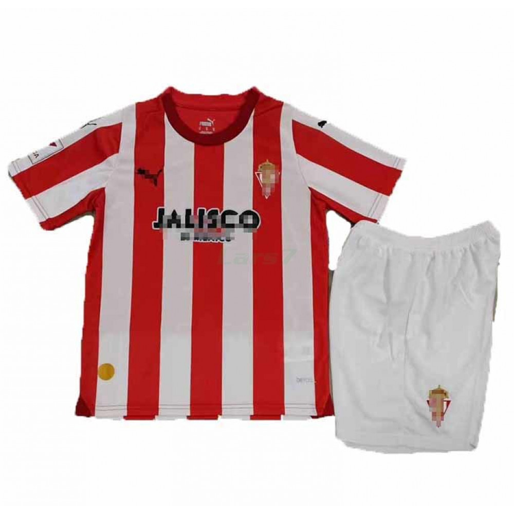 Camiseta Sporting De Gijón 1ª Equipación 2023/2024 Niño Kit