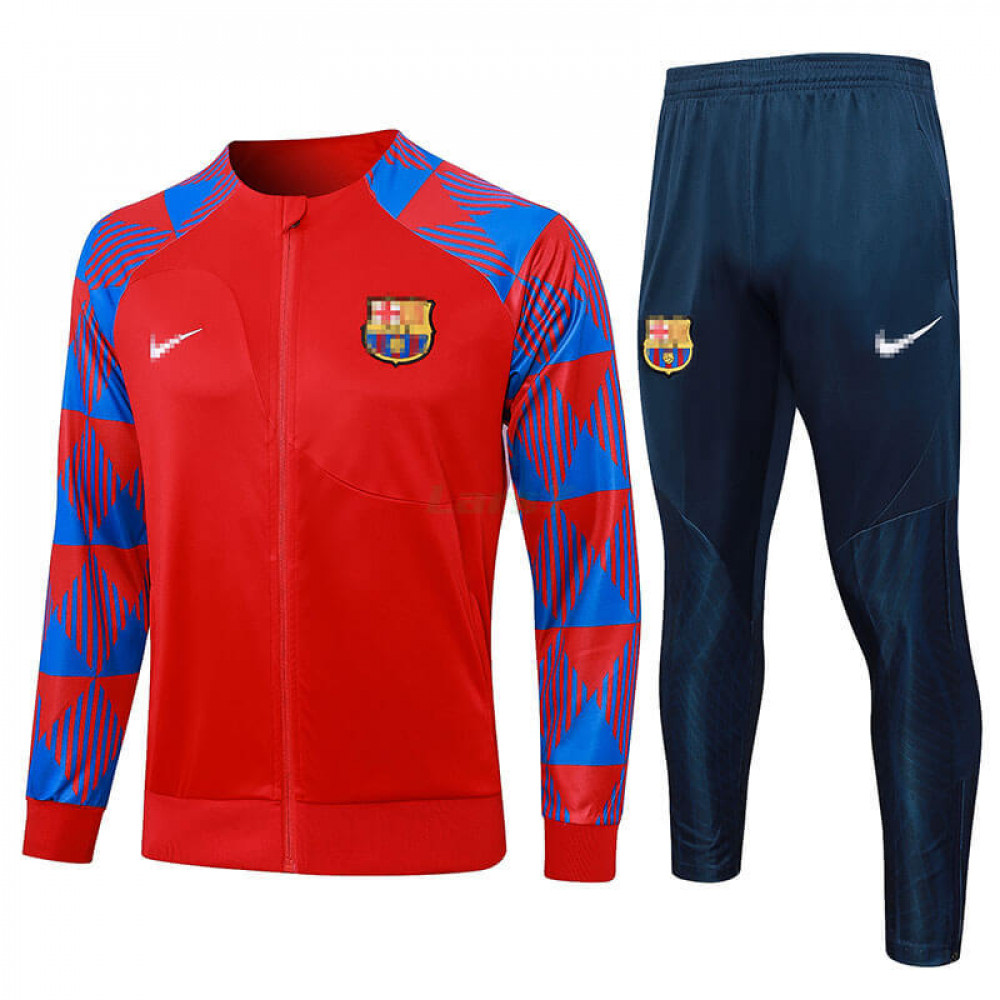 Chandal Barcelona 2023/2024 Rojo/Azul