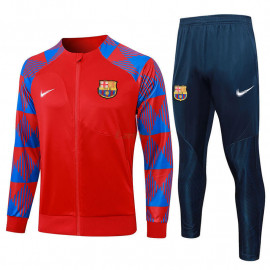 Chandal Barcelona 2023/2024 Rojo/Azul