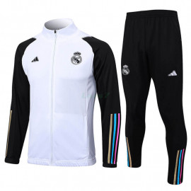 Chaqueta Real Madrid 2023/2024 Blanco/Negro