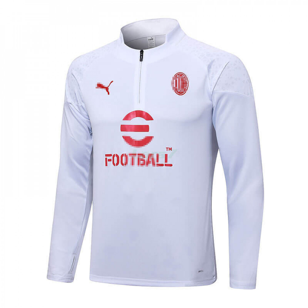 Sudadera de Entrenamiento AC Milan 2023/2024 Blanco