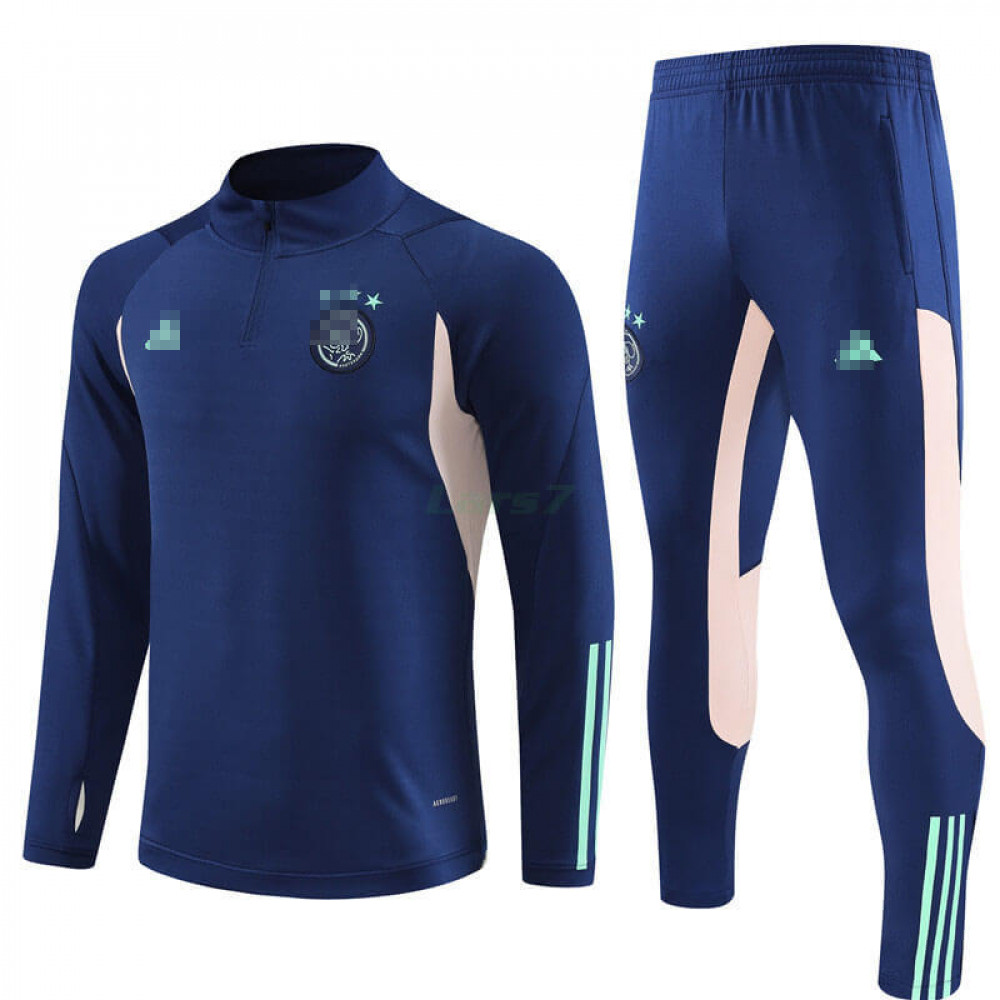 Sudadera de Entrenamiento Ajax de Ámsterdam 2023/2024 Kit Azul Oscuro