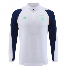 Sudadera de Entrenamiento Ajax de Ámsterdam 2023/2024 Blanco/Azul