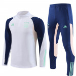 Sudadera de Entrenamiento Ajax de Ámsterdam 2023/2024 Kit Blanco/Azul