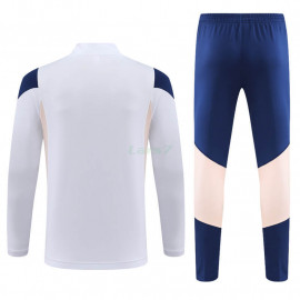 Sudadera de Entrenamiento Ajax de Ámsterdam 2023/2024 Blanco/Azul