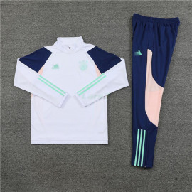 Sudadera de Entrenamiento Ajax de Ámsterdam 2023/2024 Kit Blanco/Azul