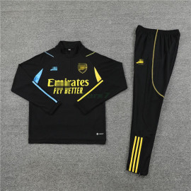 Sudadera de Entrenamiento Arsenal 2023/2024 Niño Kit Negro