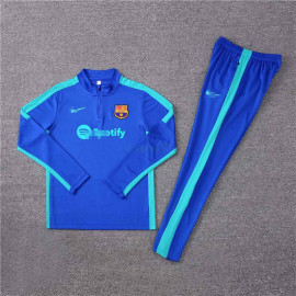 Sudadera de Entrenamiento Barcelona 2023/2024 Niño Kit Azul