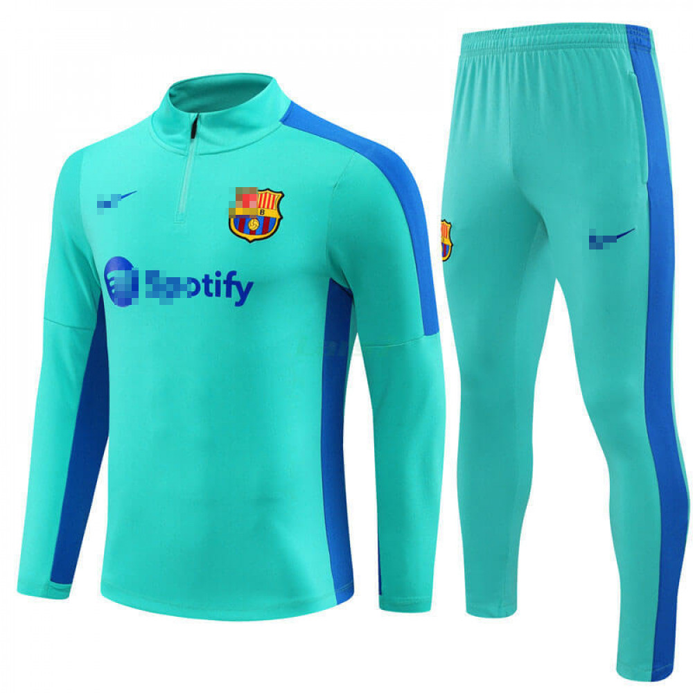 Sudadera de Entrenamiento Barcelona 2023/2024 Kit Turquesa