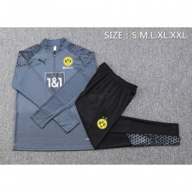 Sudadera de Entrenamiento Borussia Dortmund 2023/2024 Kit Gris