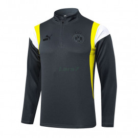 Sudadera de Entrenamiento Borussia Dortmund 2023/2024 Gris Oscuro