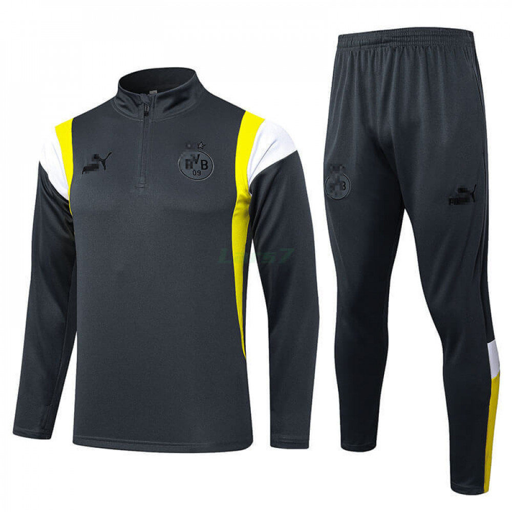 Sudadera de Entrenamiento Borussia Dortmund 2023/2024 Kit Gris Oscuro