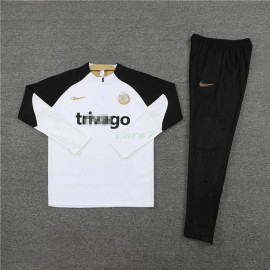 Sudadera de Entrenamiento Chelsea FC 2023/2024 Niño Kit Blanco/Negro