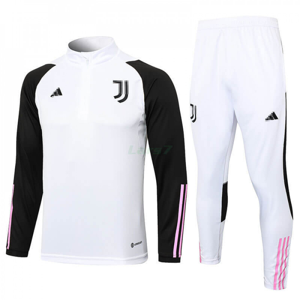 Sudadera de Entrenamiento Juventus 2023/2024 Kit Blanco/Negro