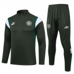 Sudadera de Entrenamiento Manchester City 2023/2024 Kit Verde Oscuro