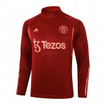 Sudadera de Entrenamiento Manchester United 2023/2024 Rojo Oscuro