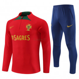 Sudadera de Entrenamiento Portugal 2023 Rojo