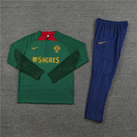 Sudadera de Entrenamiento Portugal 2023 Kit Verde