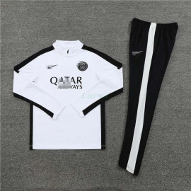 Sudadera de Entrenamiento PSG 2023/2024 Blanco/Negro