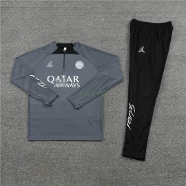 Sudadera de Entrenamiento PSG 2023/2024 Niño Kit Gris Oscuro