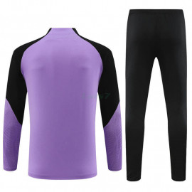 Sudadera de Entrenamiento PSG 2023/2024 Niño Kit Morado/Negro