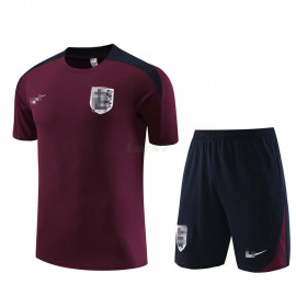 Camiseta de Entrenamiento Inglaterra 2023 Rojo Oscuro