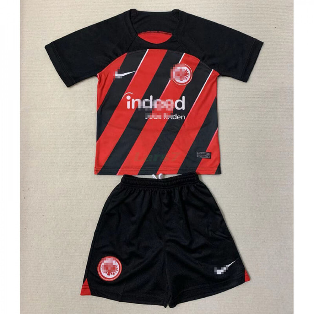 Camiseta Eintracht Fráncfort 1ª Equipación 2023/2024 Niño Kit