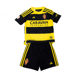 Camiseta Real Zaragoza 2ª Equipación 2023/2024 Niño Kit 