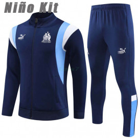 Chandal Olympique Marsella 2023/2024 Niño Azul Marino