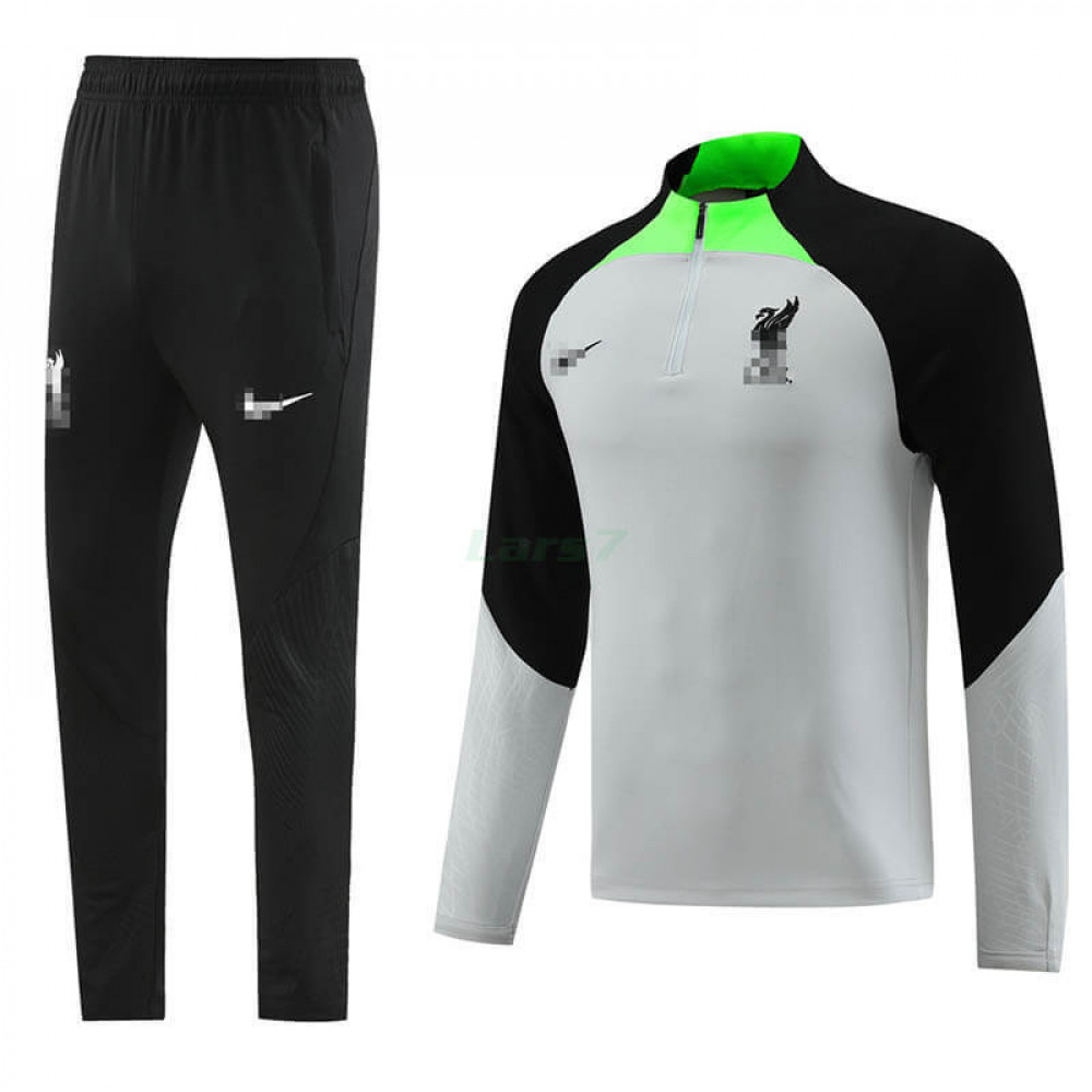 Sudadera de Entrenamiento Liverpool 2023/2024 Kit Gris/Negro