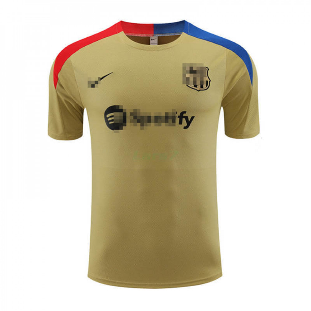 Camiseta de Entrenamiento Barcelona 2023/2024 Dorado