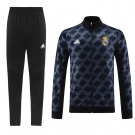 Chaqueta Real Madrid 2023/2024 Negro/Azul Marino