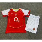 Camiseta Arsenal 1ª Equipación Retro 04/05 Niño Kit