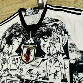 Camiseta Japón 2024 Anime Blanco/Negro