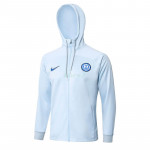 Chaqueta Inter de Milan 2023/2024 Con Capucha Gris Claro