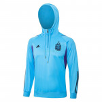 Sudadera de Entrenamiento Argentina 2023 Con Capucha Azul