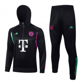 Sudadera de Entrenamiento Bayern Múnich 2023/2024 Con Capucha Negro