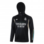 Sudadera de Entrenamiento Real Madrid 2023/2024 Con Capucha Negro