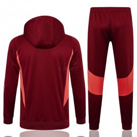 Sudadera De Entrenamiento Manchester United 2023/2024 Con Capucha Kit Rojo