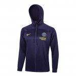 Chaqueta PSG 2024/2025 Con Capucha Morado Oscuro