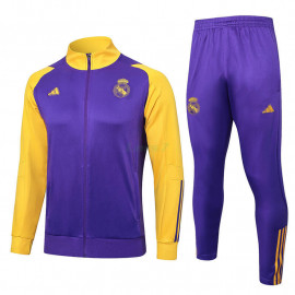 Chaqueta Real Madrid 2024/2025 Morado/Amarillo