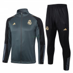 Chandal Real Madrid 2024/2025 Verde Oscuro/Negro