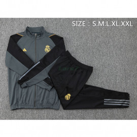 Chaqueta Real Madrid 2024/2025 Verde Oscuro/Negro