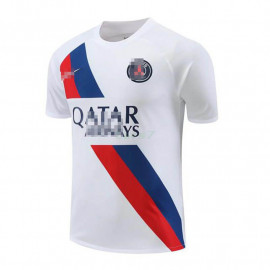 Camiseta de Entrenamiento PSG 2024/2025 Blanco/Rojo/Azul