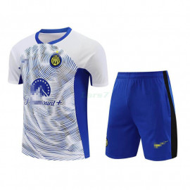 Camiseta de Entrenamiento Inter de Milán 2024/2025 Blanco/Azul