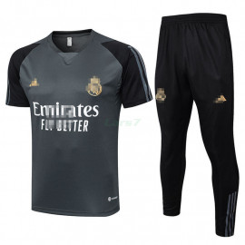 Camiseta de Entrenamiento Real Madrid 2024/2025 Verde Oscuro/Negro