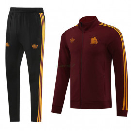 Chaqueta AS Roma 2024/2025 Rojo Oscuro